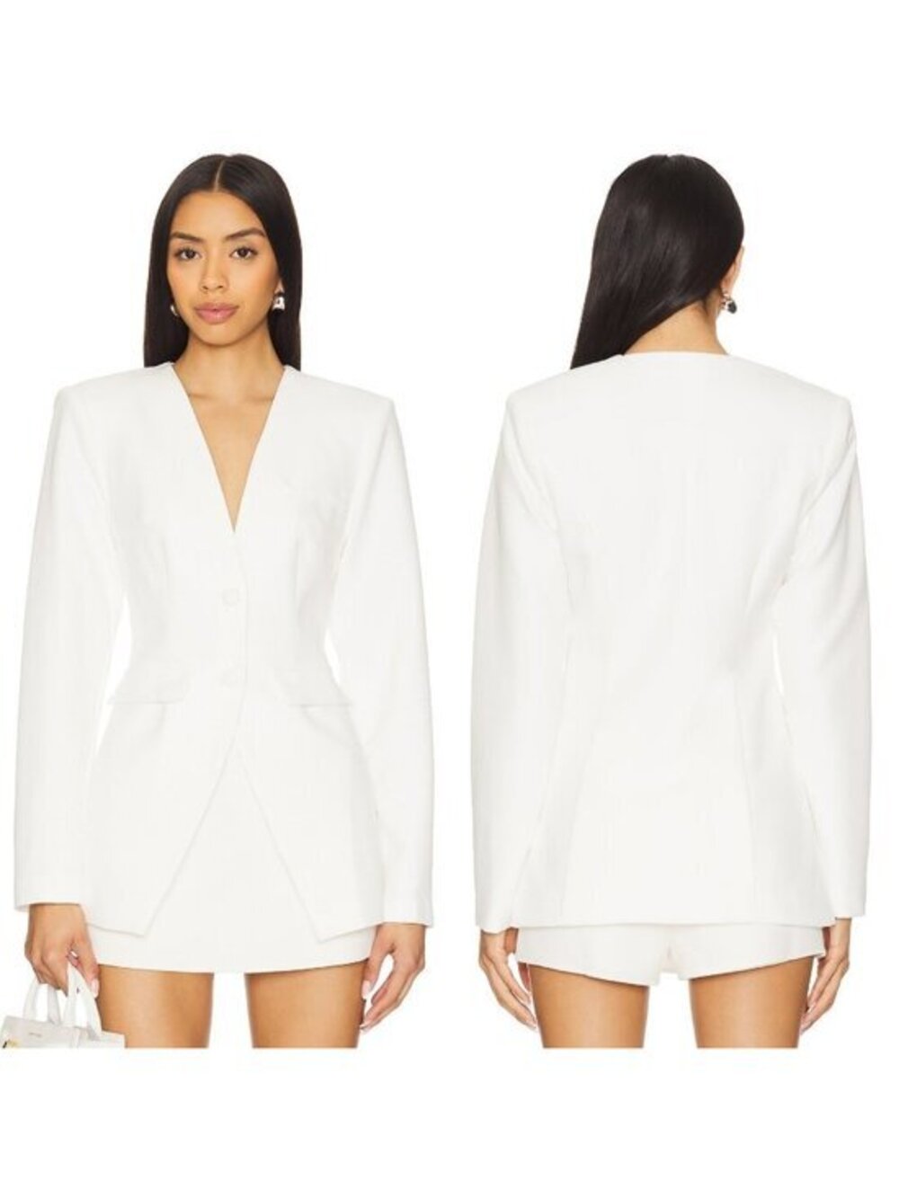 More to Come Isla Blazer in White